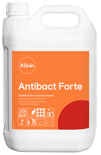 Дезинфицирующее и моющее средство Kiilto ANTIBACT FORTE (5 литров)