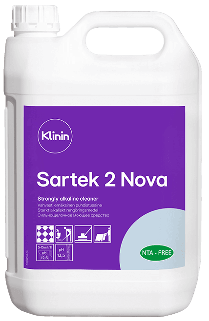 Сильнощелочное чистящее средство Kiilto SARTEK 2 NOVA (5 литров)
