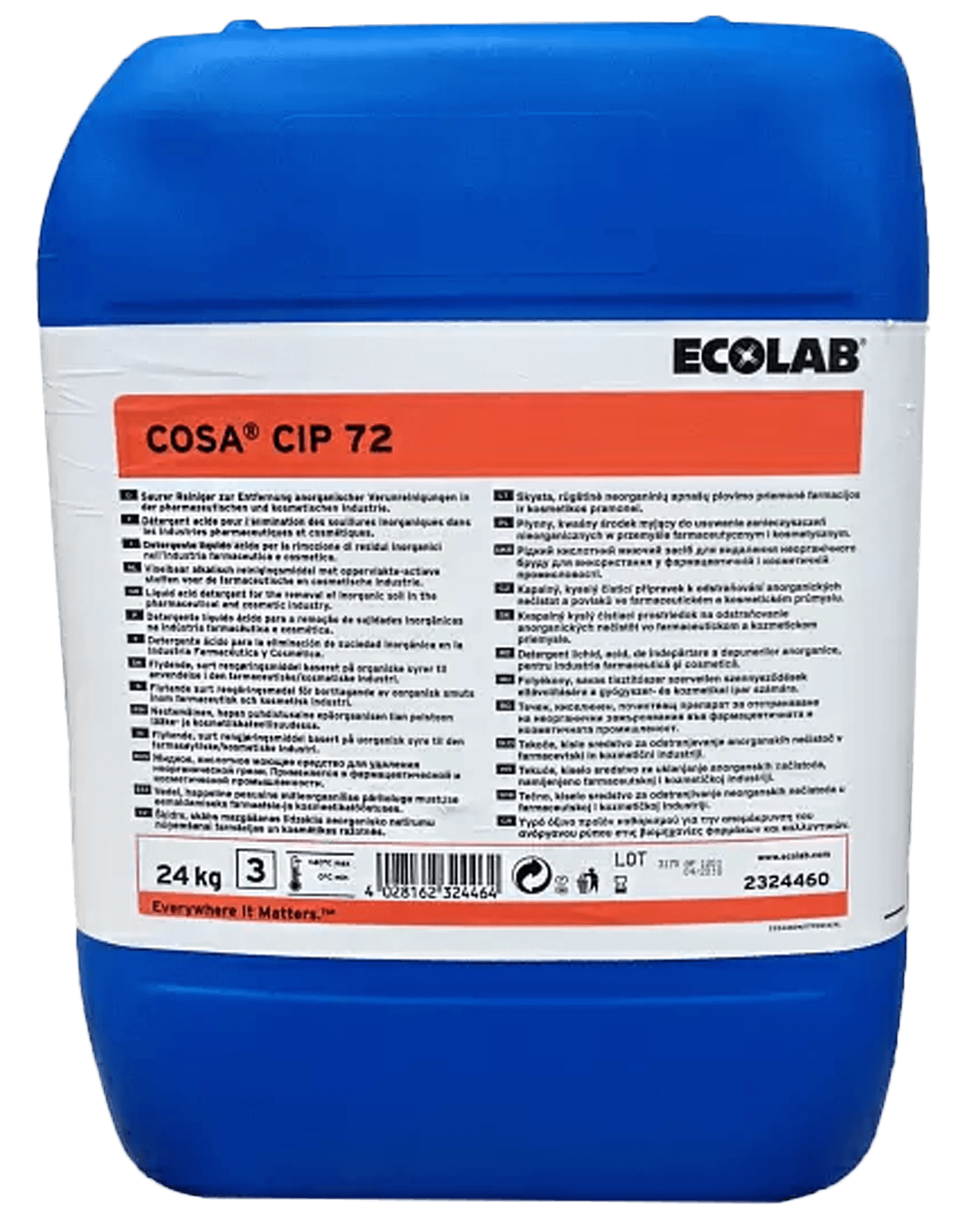 Кислотное моющее средство Ecolab P3-COSA CIP 72