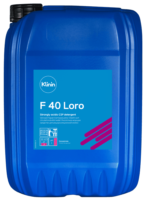 Средство F40 LORO для рециркуляционной мойки (20 литров)